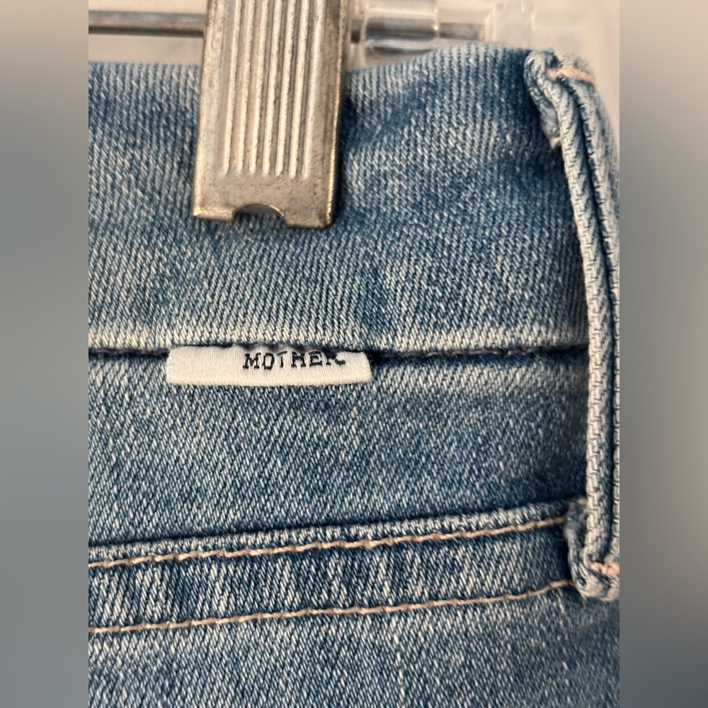 NWOT Mother Jeans : The Roller Crop Snippet Fray - Picture 8 of 12